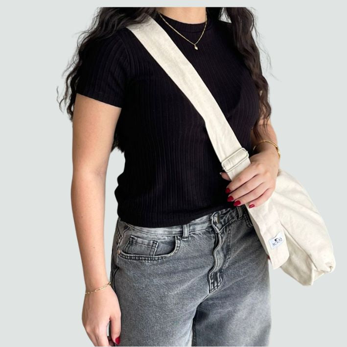 Off white cross bag - No cap