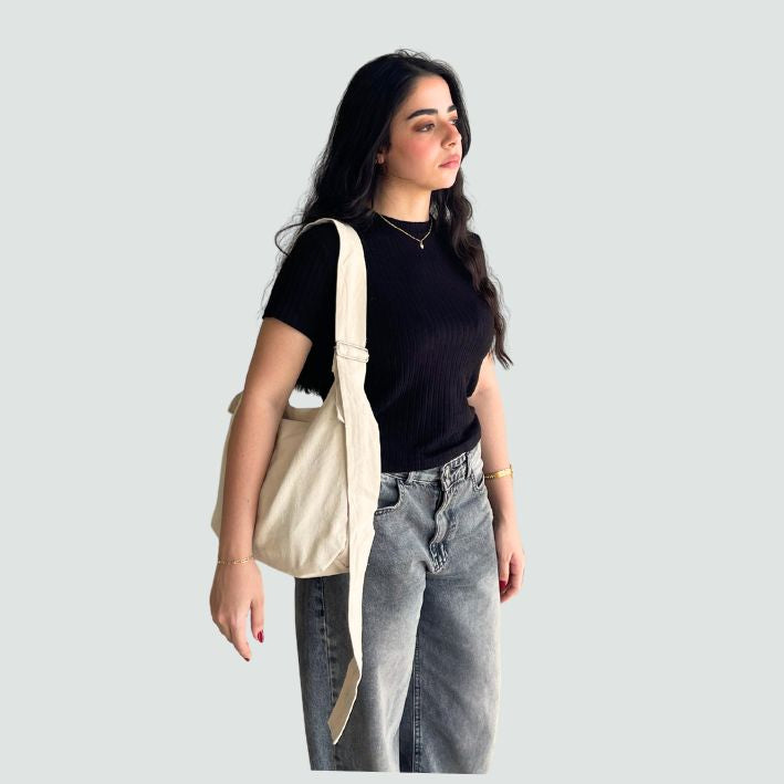 Off white cross bag - No cap