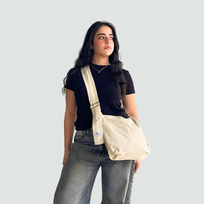 Off white cross bag - No cap