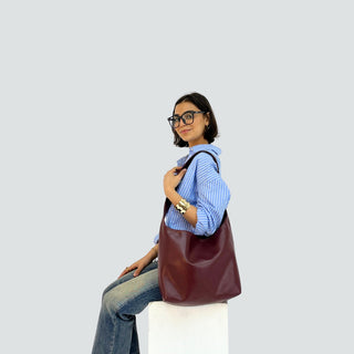 Uptown Leather - Burgundy