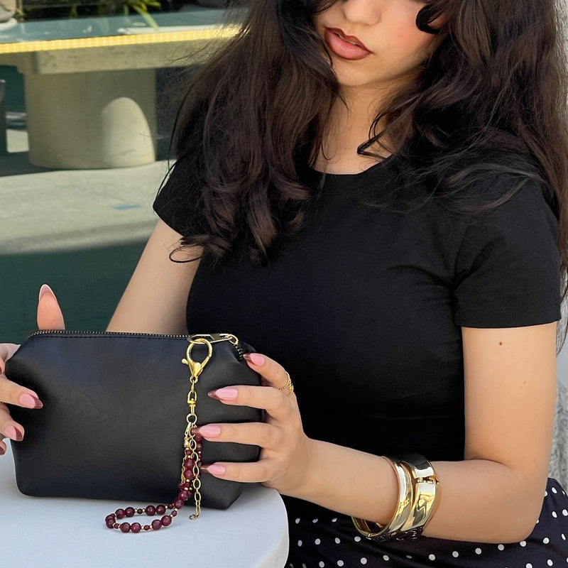 Black Leather Pouch